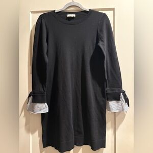 LOFT Black Knit Sweater Dress